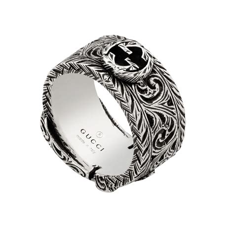 gucci interlocking g flower ring|gucci garden snake ring.